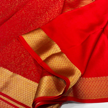 Brocade Pure Mysore Silk Saree