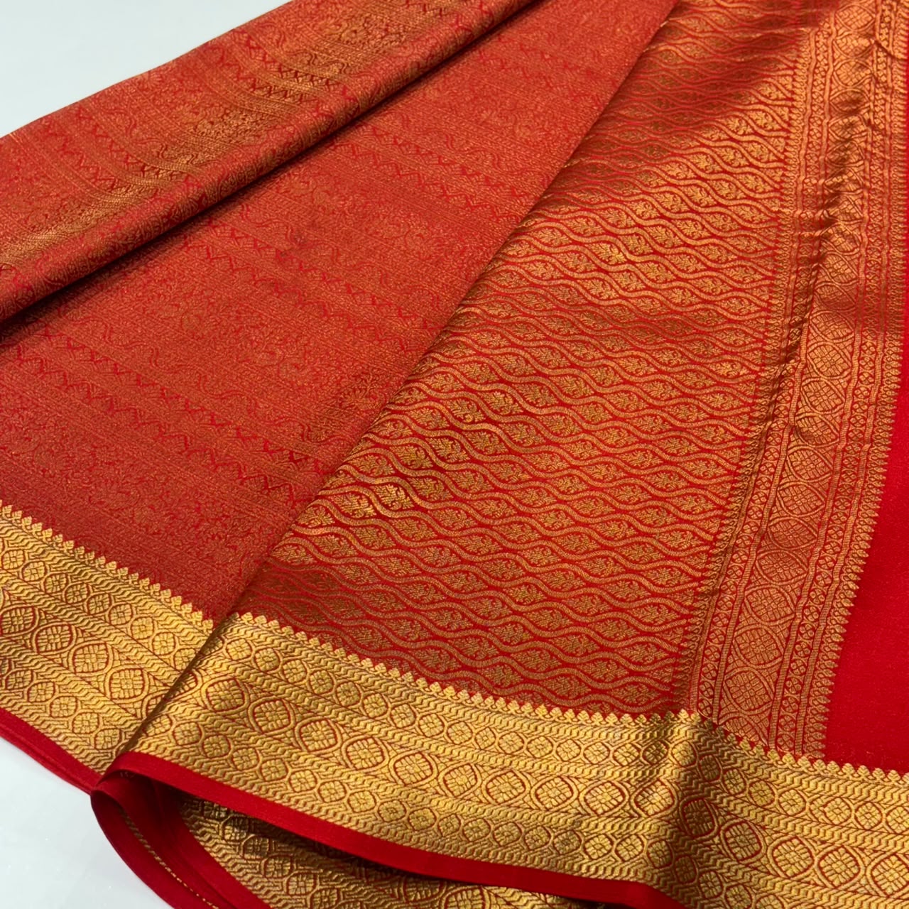 Brocade Pure Mysore Silk Saree
