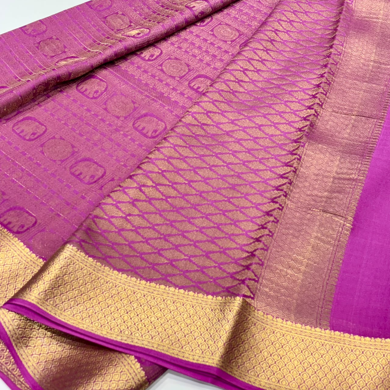 Brocade Pure Mysore Silk Saree