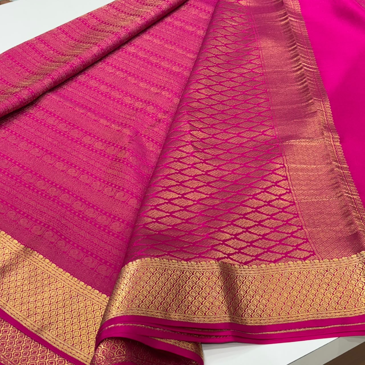 Brocade Pure Mysore Silk Saree