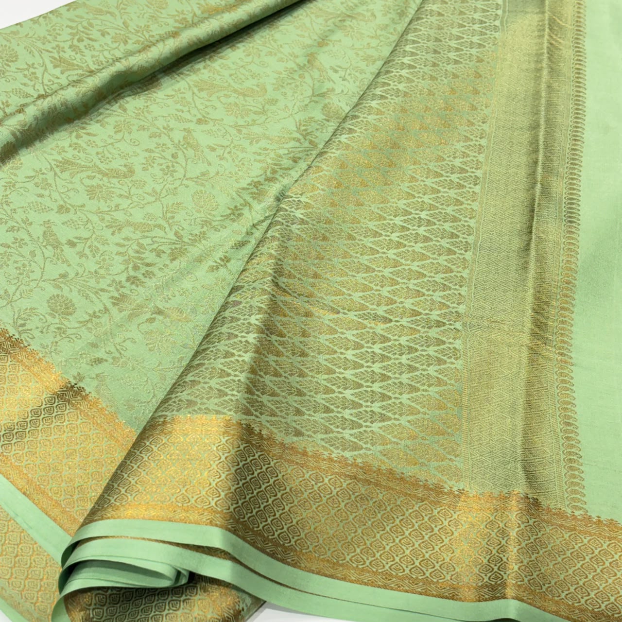 Brocade Pure Mysore Silk Saree