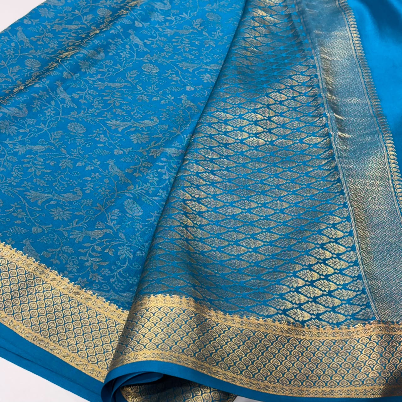 Brocade Pure Mysore Silk Saree