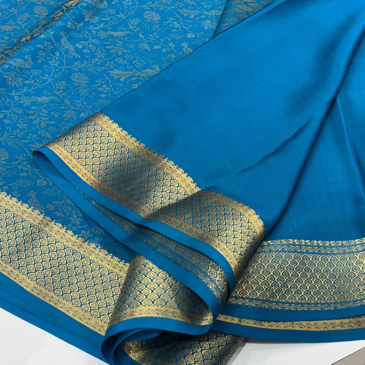 Brocade Pure Mysore Silk Saree