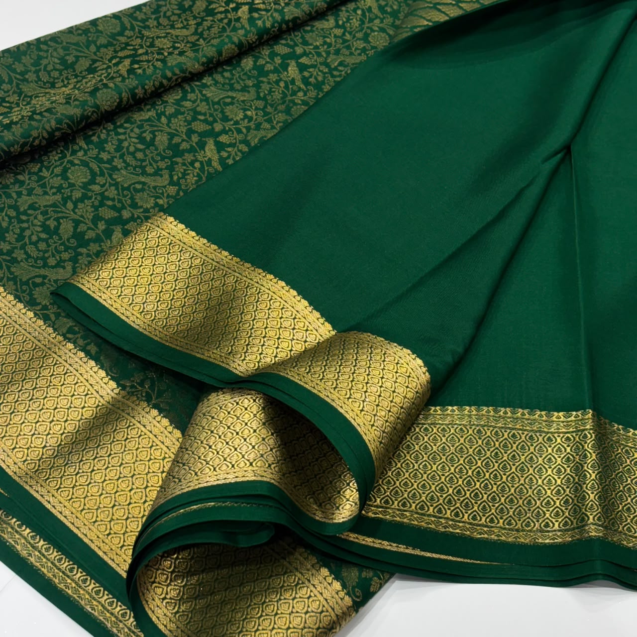 Brocade Pure Mysore Silk Saree