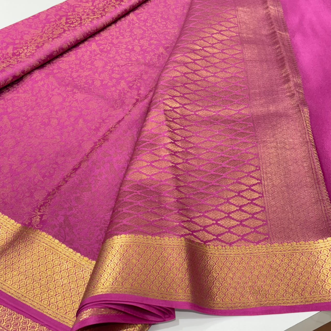 Brocade Pure Mysore Silk Saree
