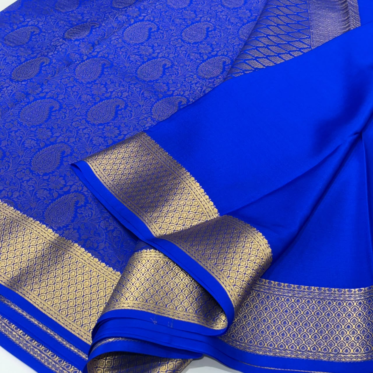 Brocade Pure Mysore Silk Saree