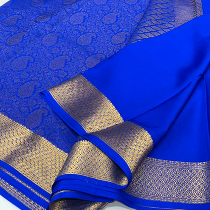 Brocade Pure Mysore Silk Saree