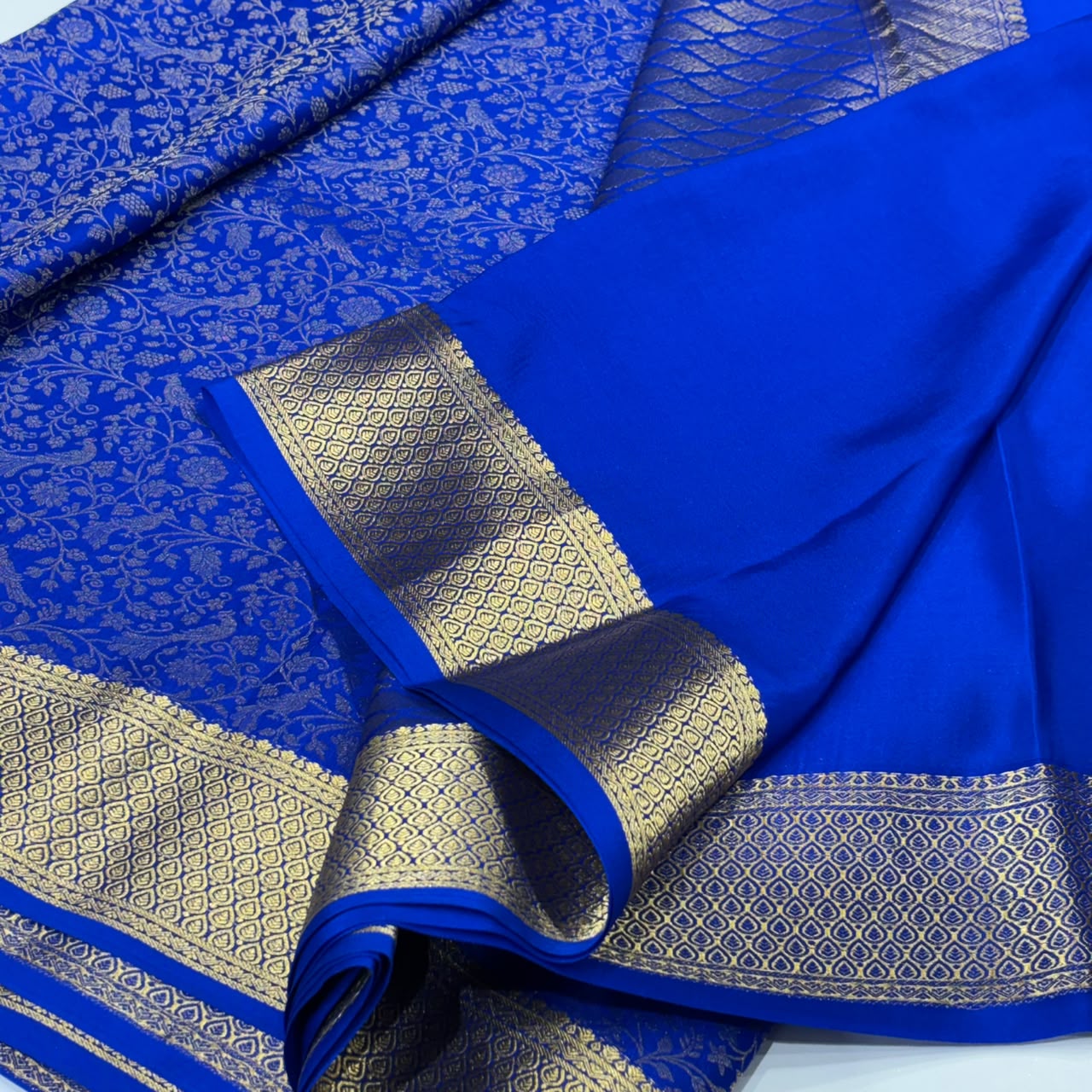 Brocade Pure Mysore Silk Saree
