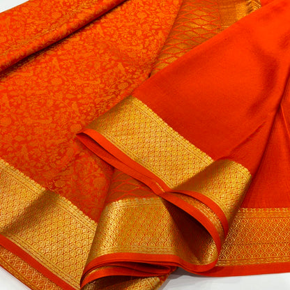 Brocade Pure Mysore Silk Saree