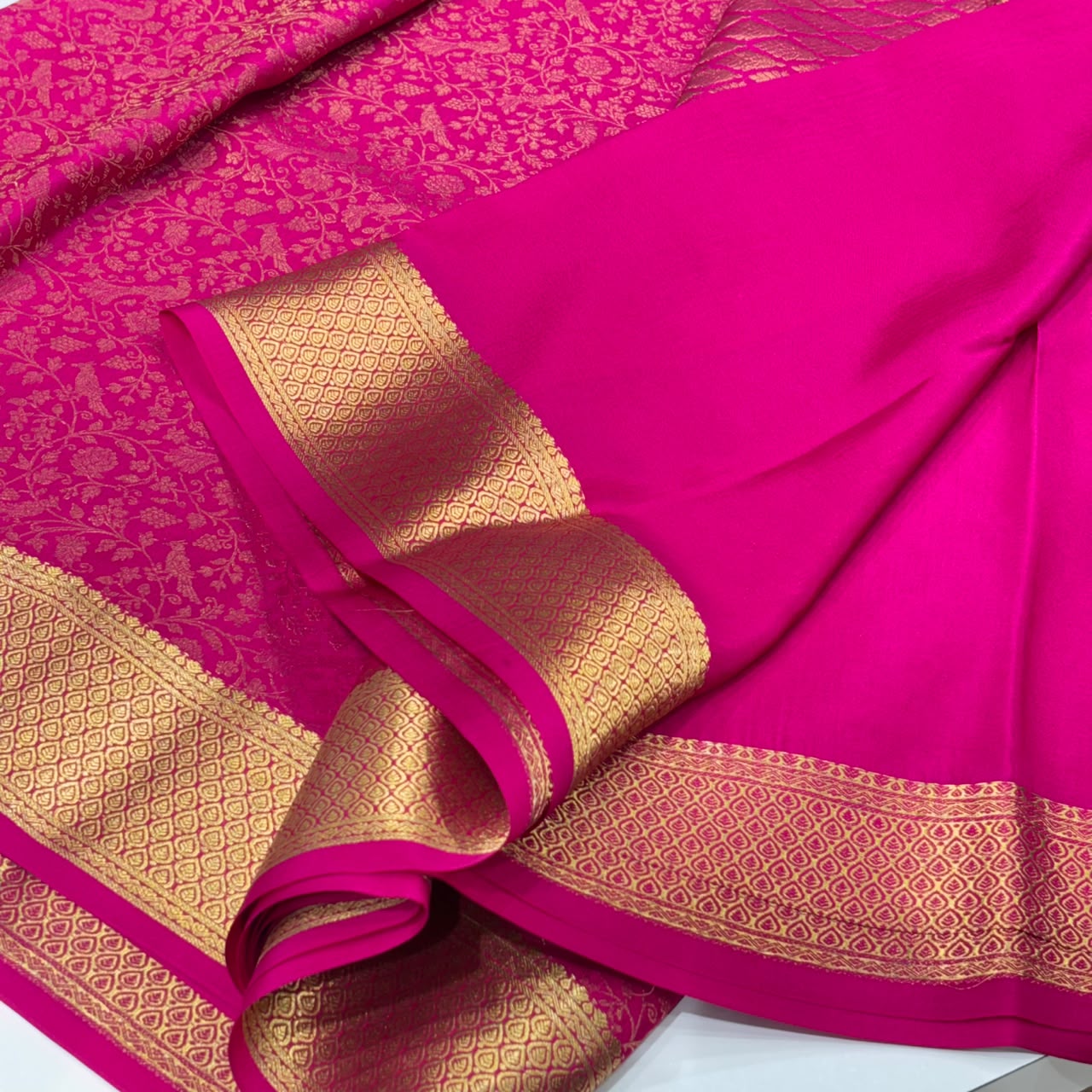Brocade Pure Mysore Silk Saree