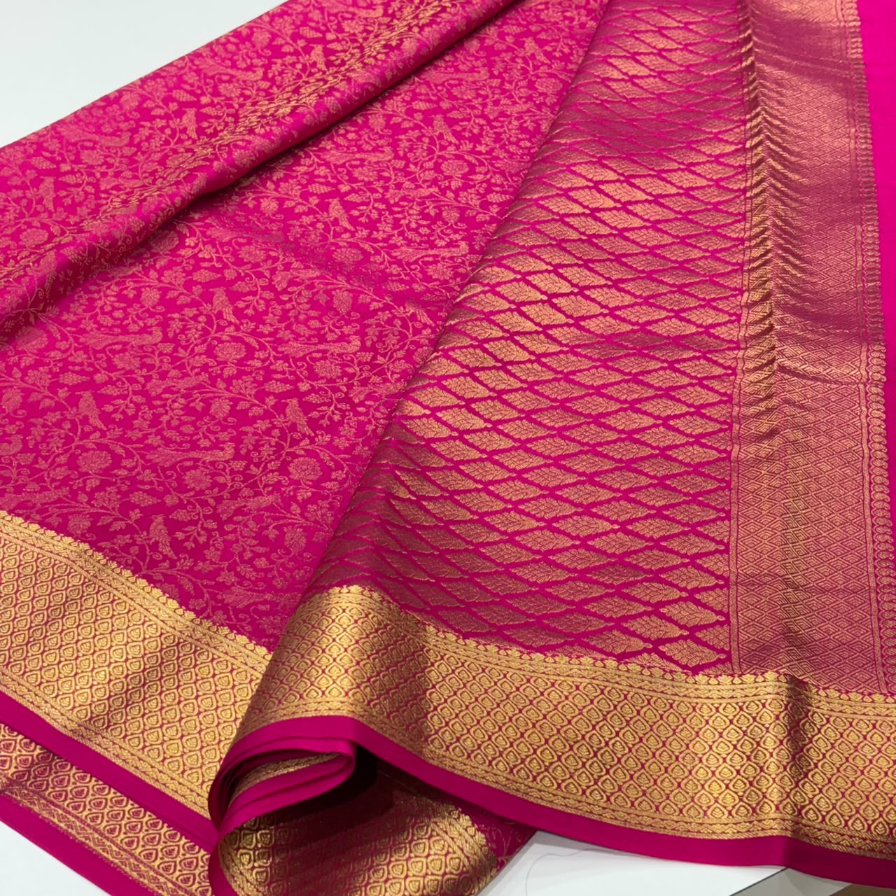 Brocade Pure Mysore Silk Saree