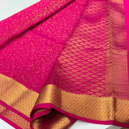Brocade Pure Mysore Silk Saree