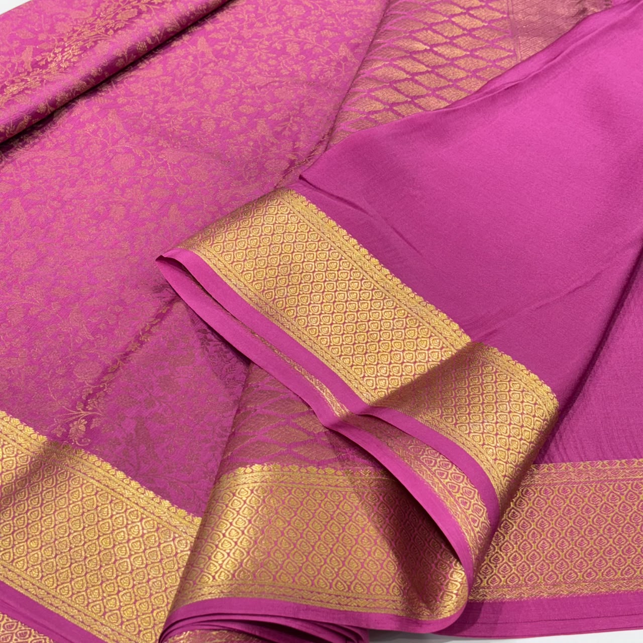 Brocade Pure Mysore Silk Saree