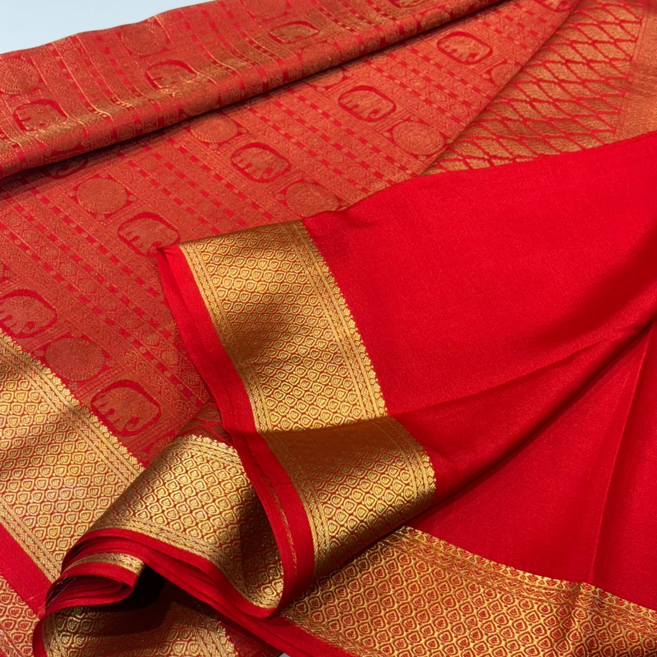 Brocade Pure Mysore Silk Saree