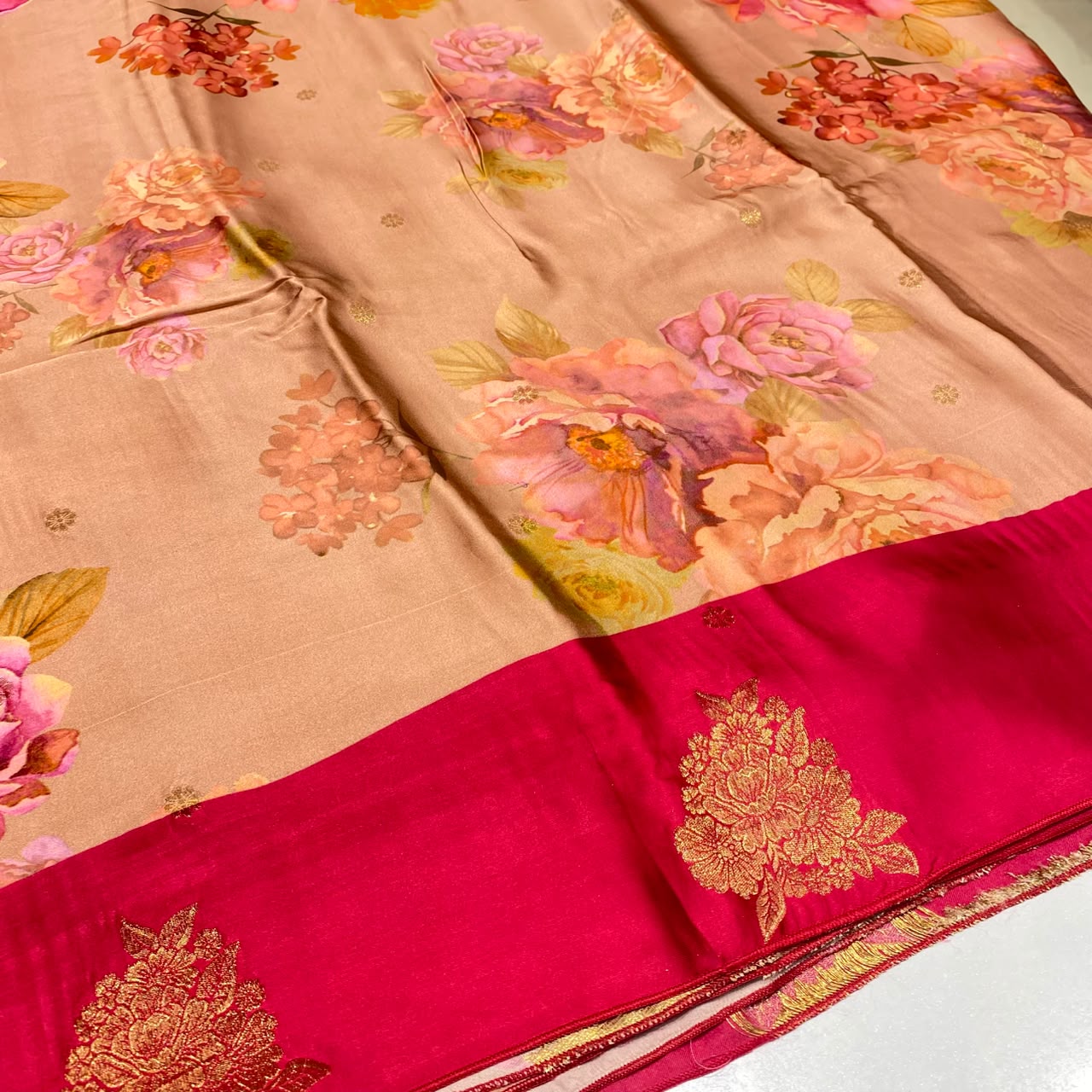 Premium Printed Crepe Saree