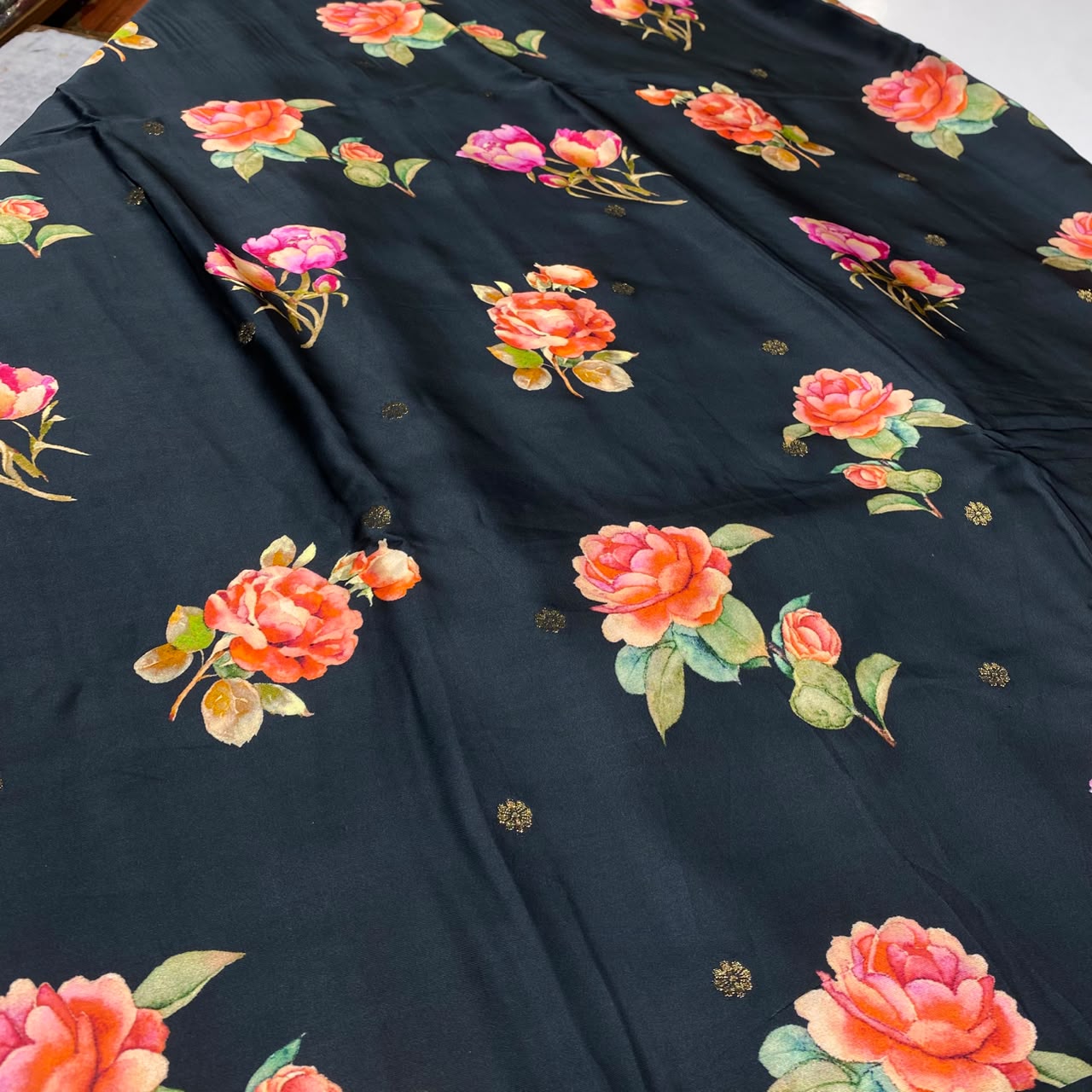 Premium Printed Crepe Saree