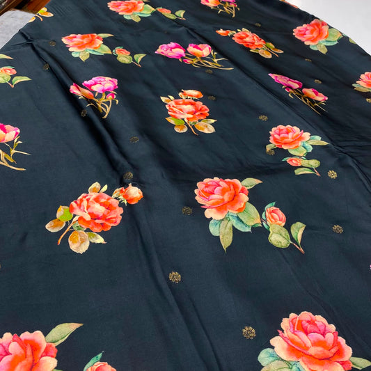 Premium Printed Crepe Saree