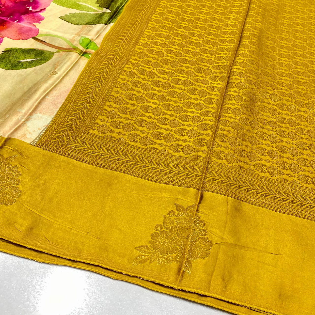 Premium Printed Crepe Saree