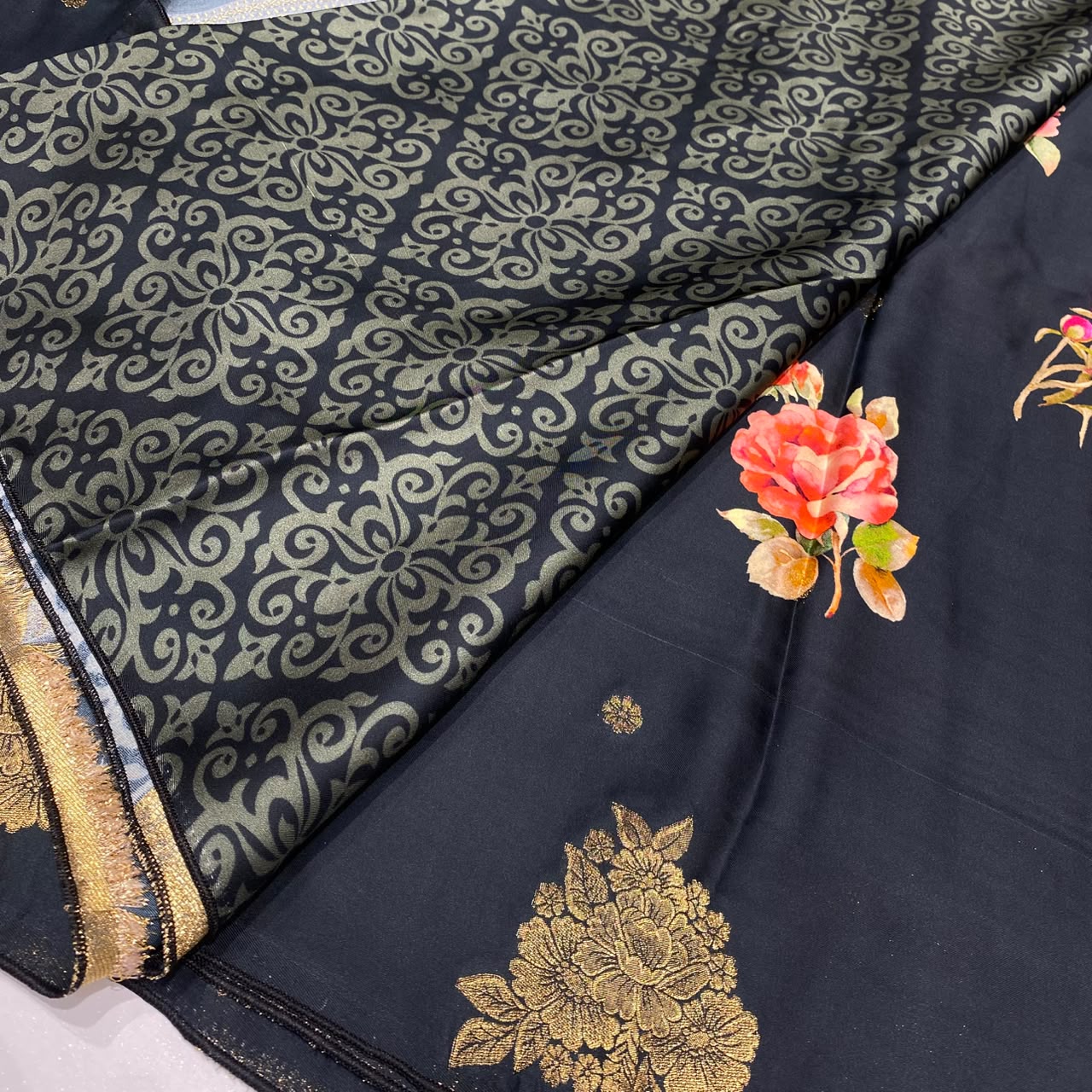 Premium Printed Crepe Saree