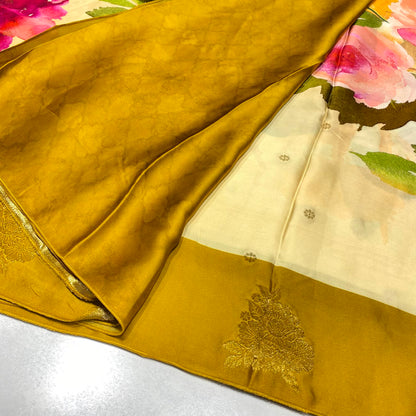 Premium Printed Crepe Saree