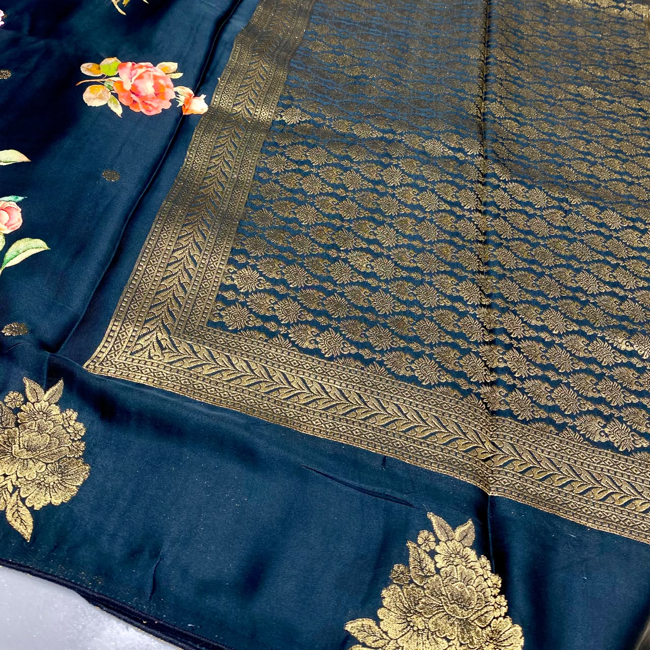 Premium Printed Crepe Saree
