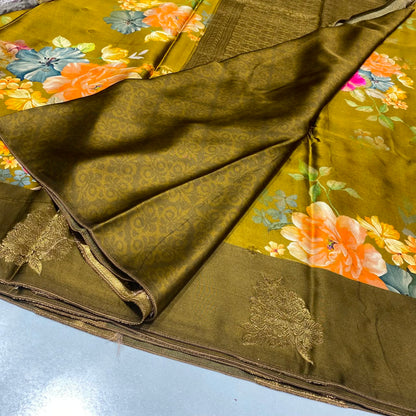 Premium Printed Crepe Saree