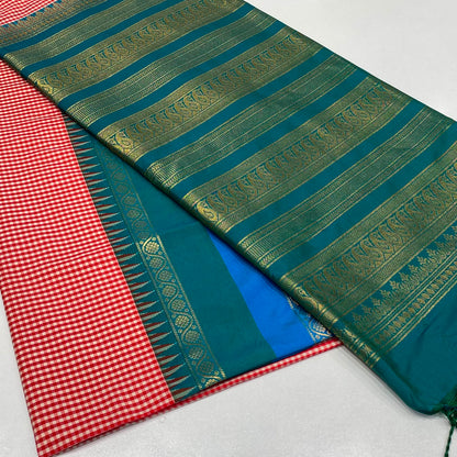 Soft Silk Semi Kanchivaram Saree