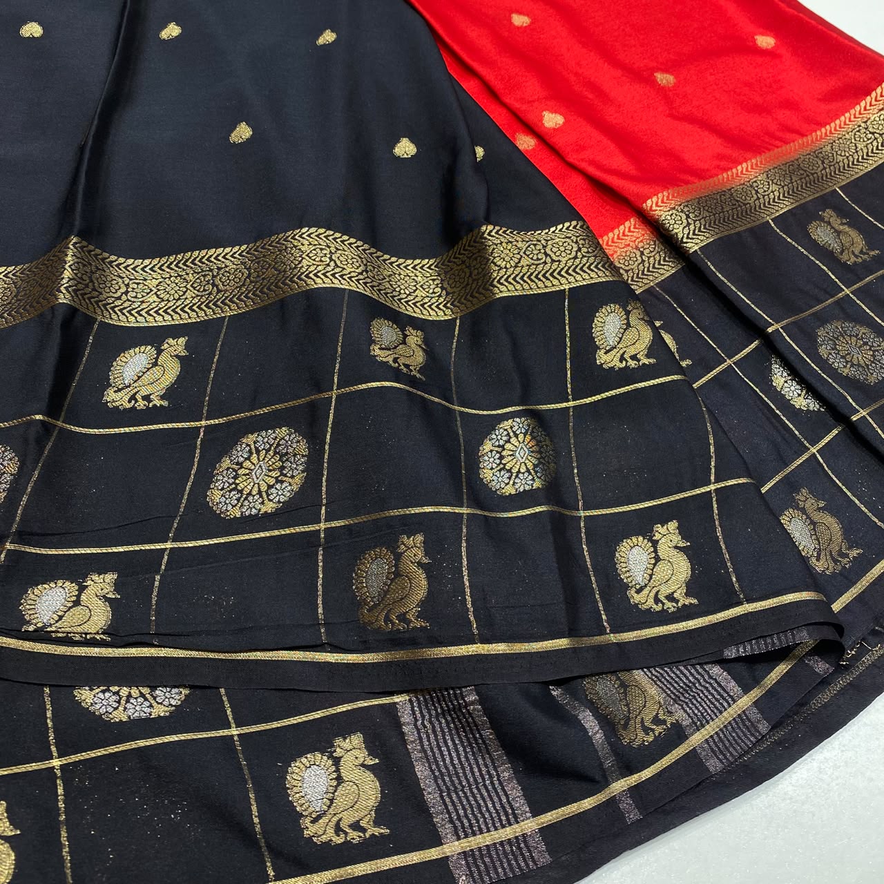 Semi Mysore Crepe Saree