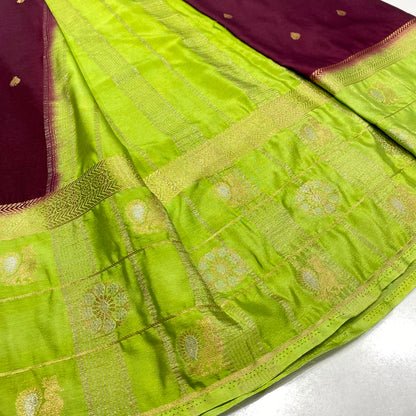 Semi Mysore Crepe Saree