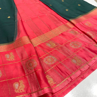 Semi Mysore Crepe Saree