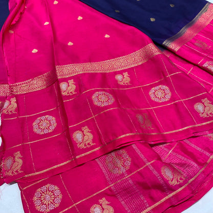 Semi Mysore Crepe Saree