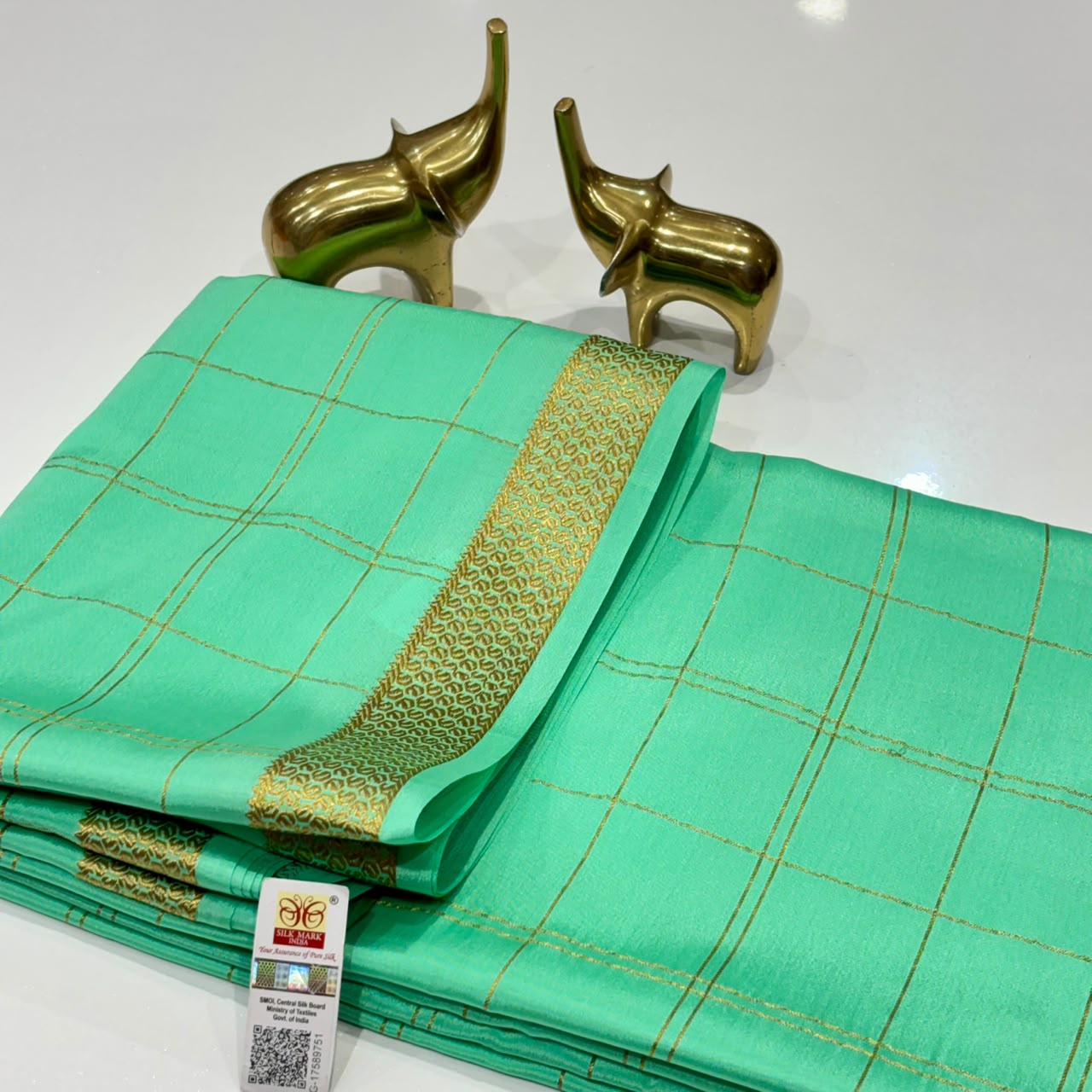 Pure Mysore Crepe Silk Saree