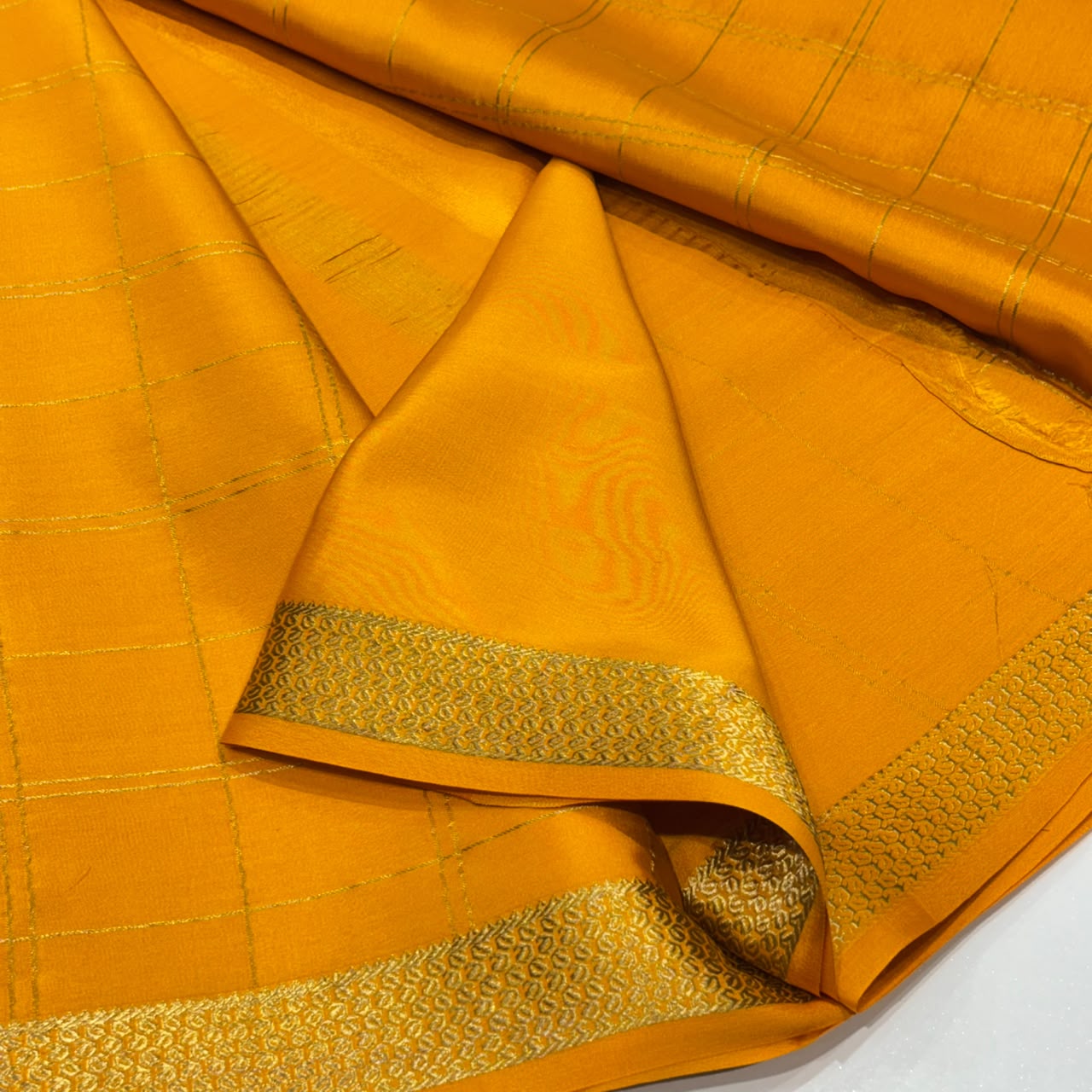 Pure Mysore Crepe Silk Saree