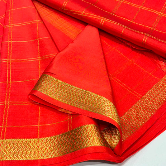 Pure Mysore Crepe Silk Saree