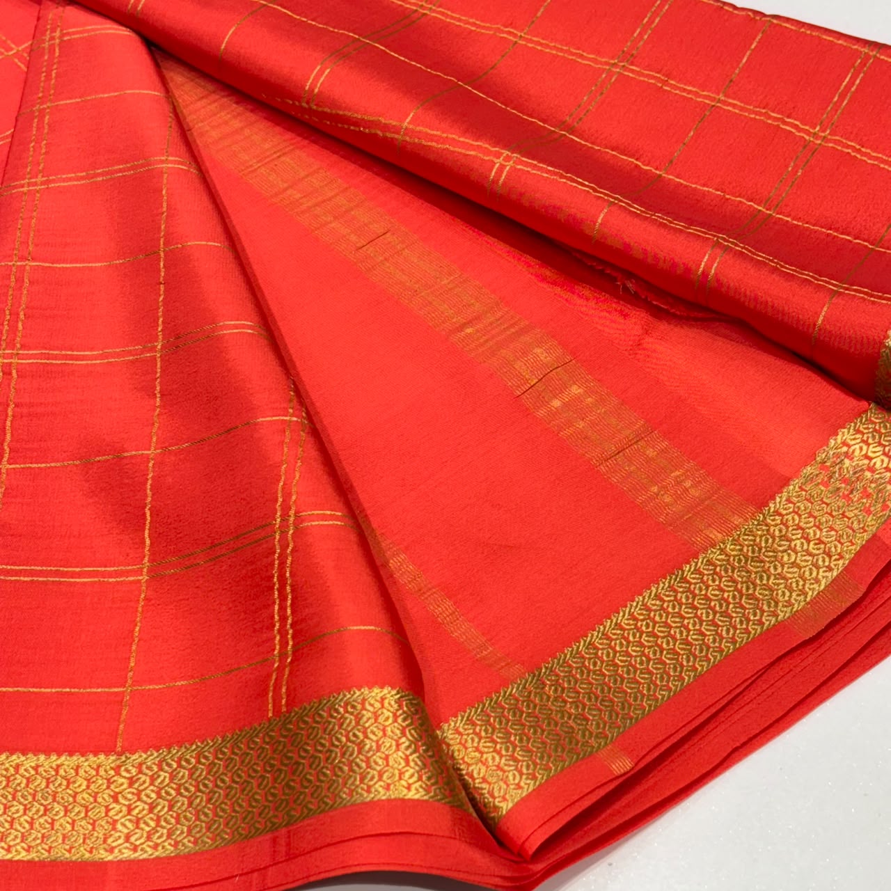 Pure Mysore Crepe Silk Saree