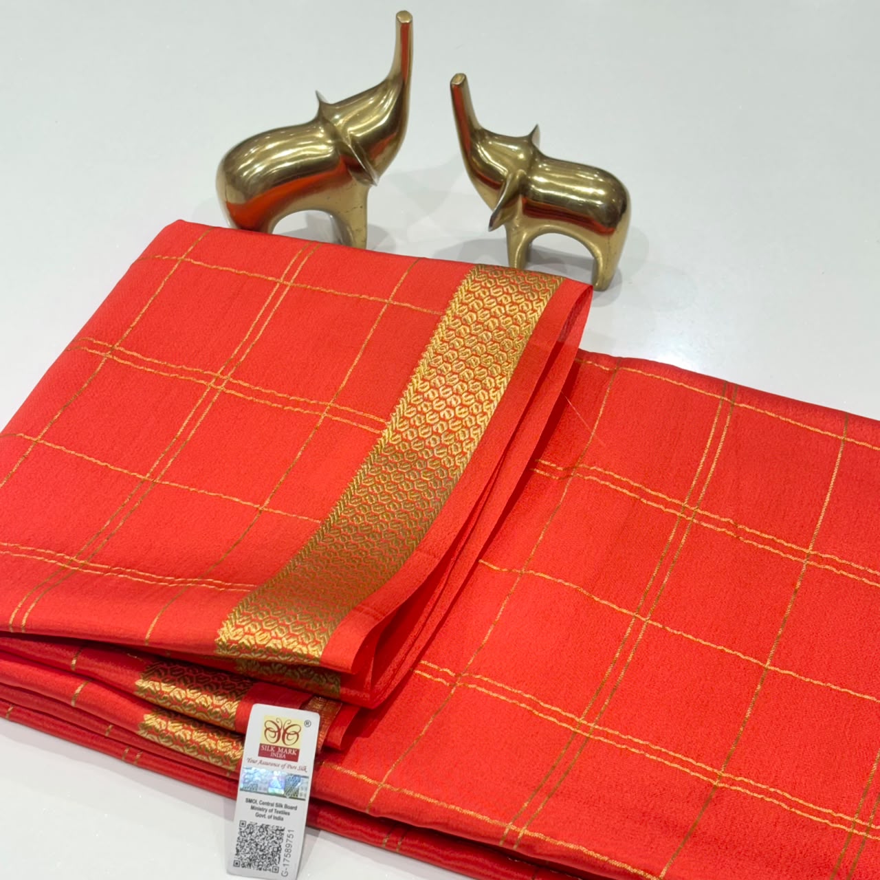 Pure Mysore Crepe Silk Saree