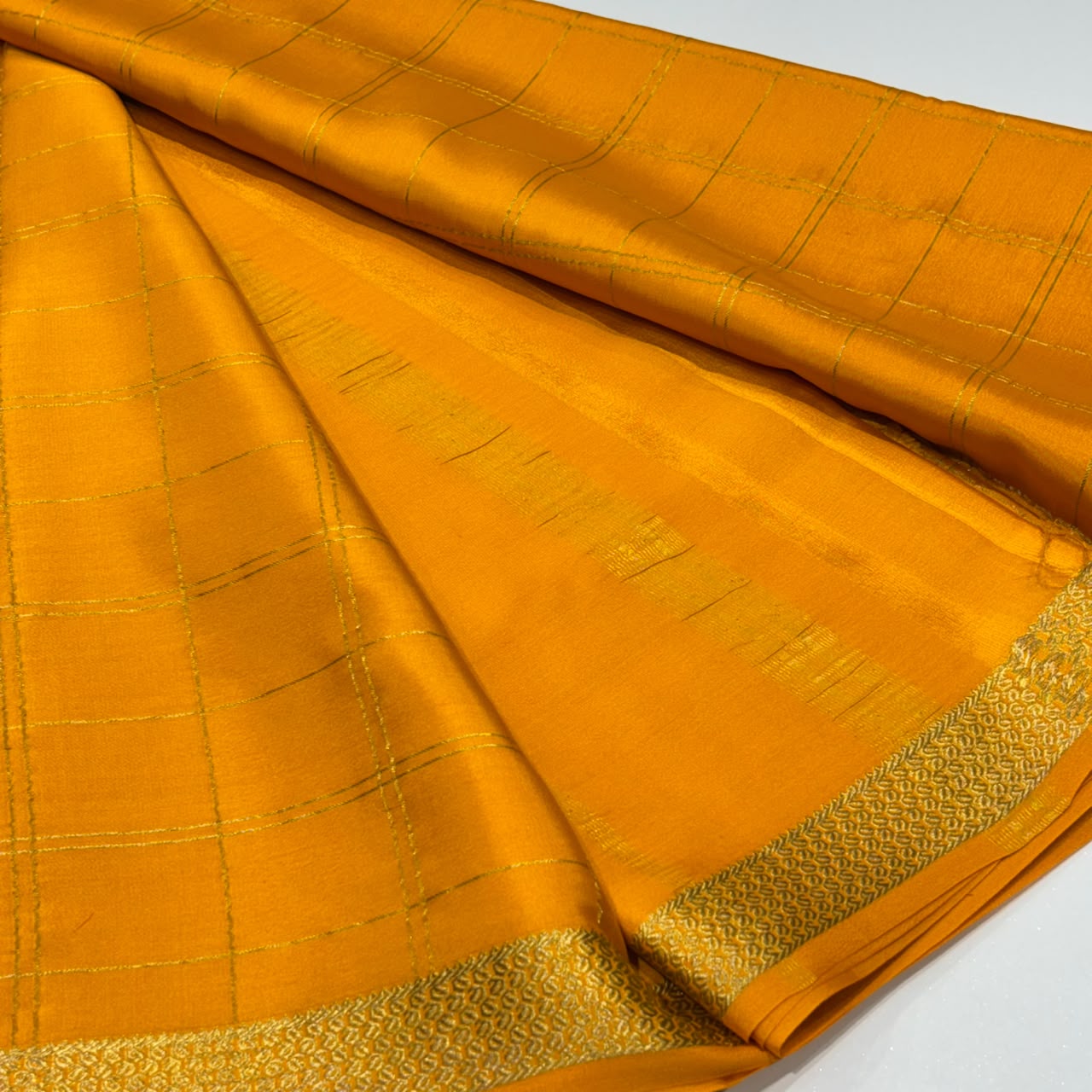 Pure Mysore Crepe Silk Saree