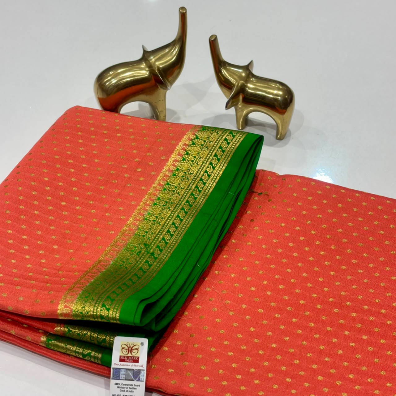 Pure Mysore Crepe Silk Saree