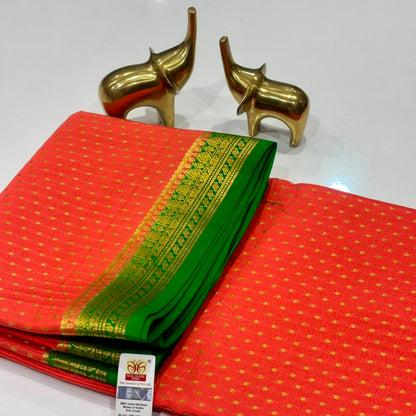 Pure Mysore Crepe Silk Saree