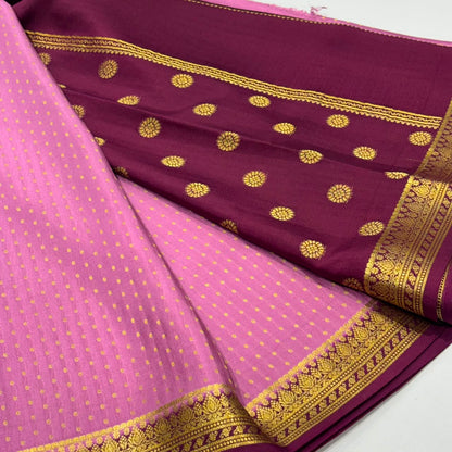 Pure Mysore Crepe Silk Saree