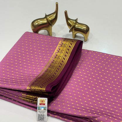 Pure Mysore Crepe Silk Saree