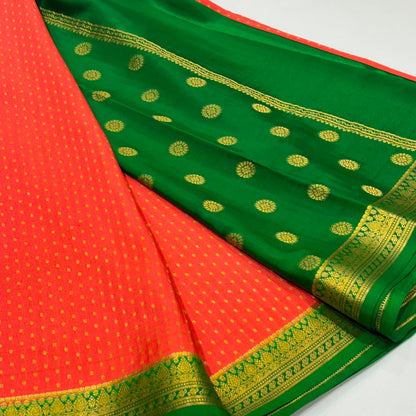 Pure Mysore Crepe Silk Saree