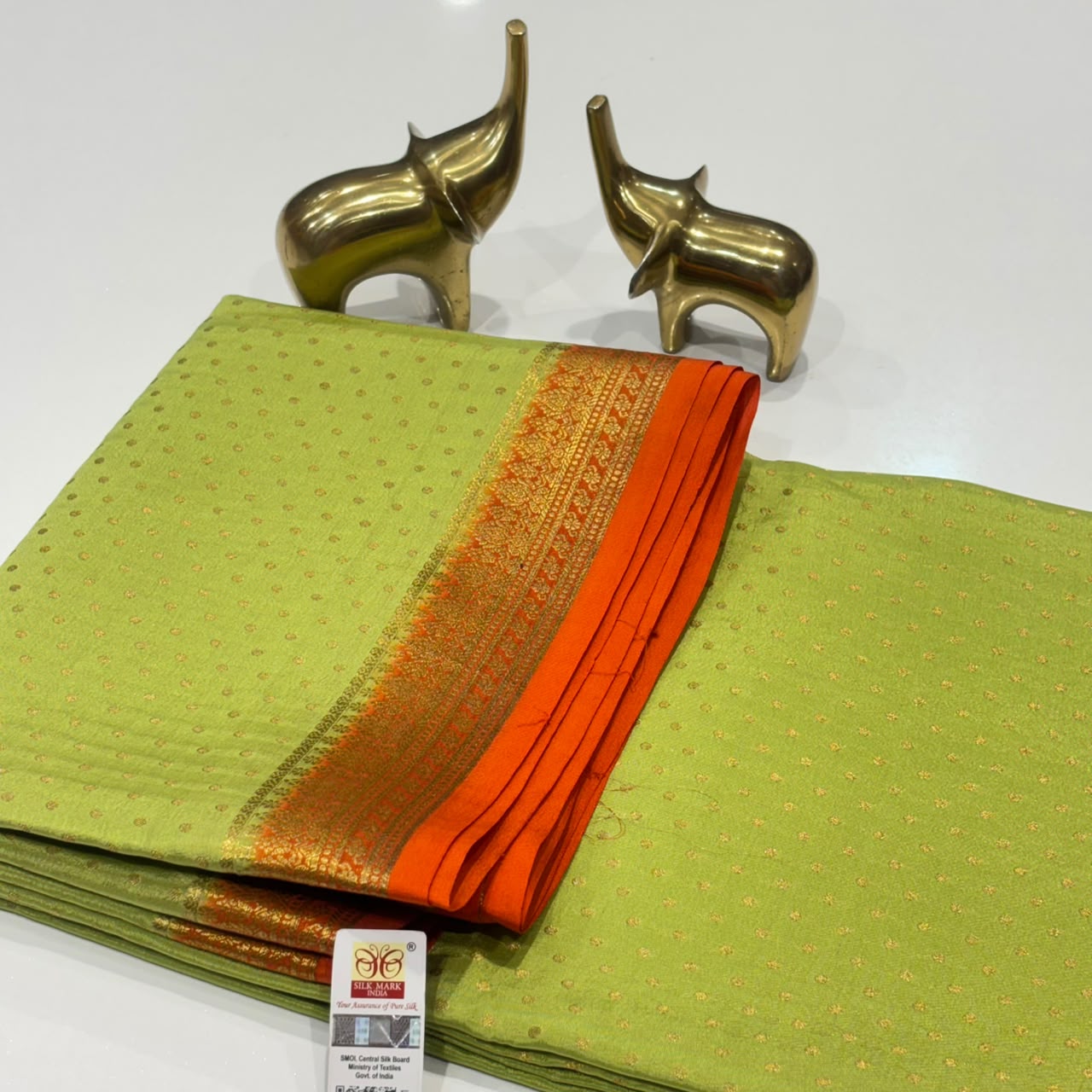 Pure Mysore Crepe Silk Saree
