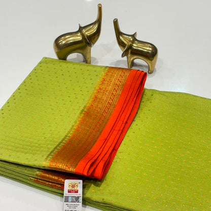Pure Mysore Crepe Silk Saree
