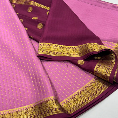 Pure Mysore Crepe Silk Saree