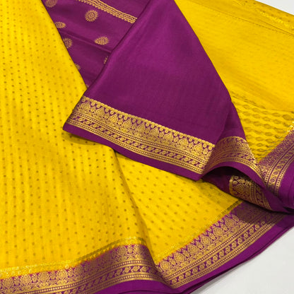 Pure Mysore Crepe Silk Saree