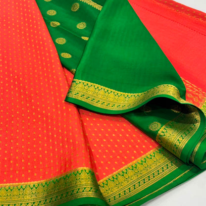 Pure Mysore Crepe Silk Saree