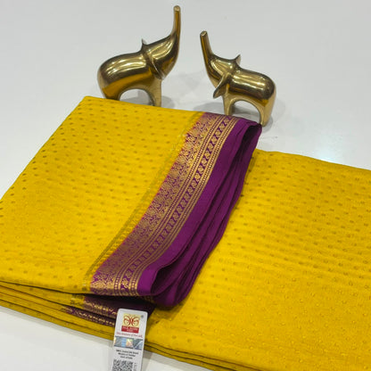 Pure Mysore Crepe Silk Saree