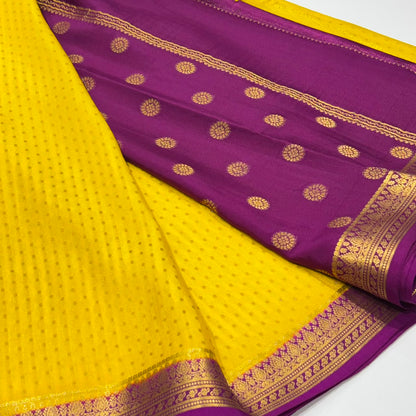 Pure Mysore Crepe Silk Saree