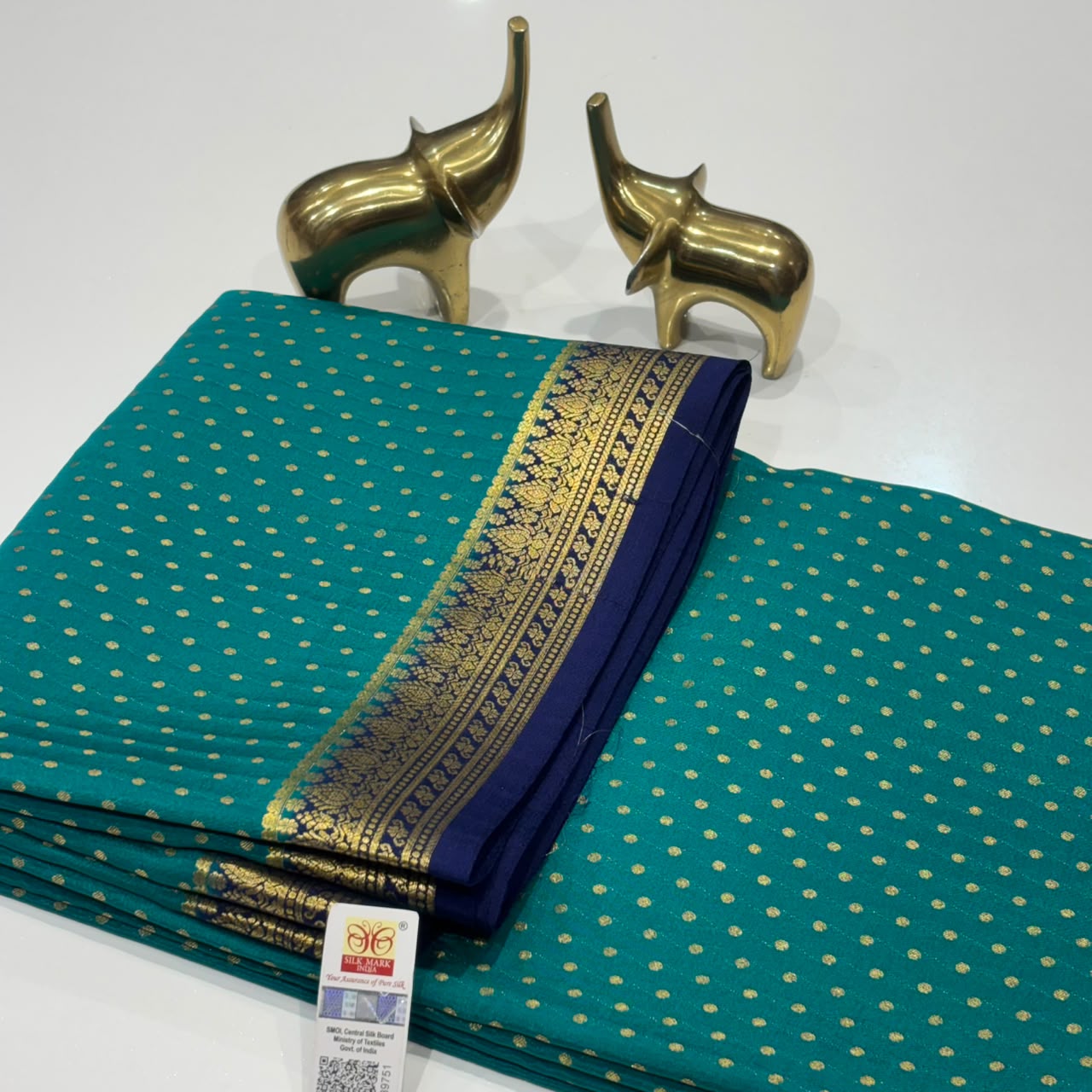 Pure Mysore Crepe Silk Saree